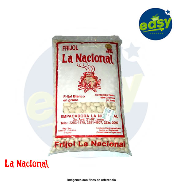 Frijol Blanco La Nacional - 1 paquetes(1 Libra C/U)
