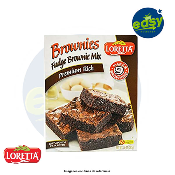 Harina Para Brownies Loretta - Caja 283 G