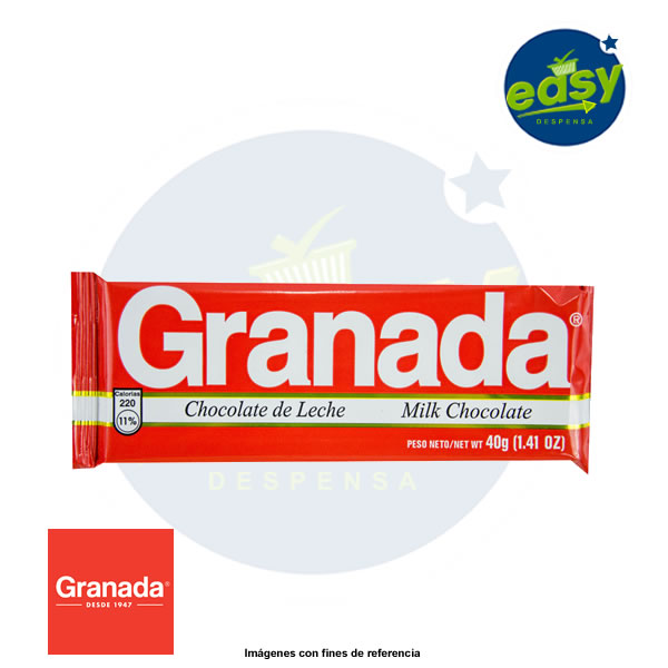 Chocolate con Leche Granada -  Unidad