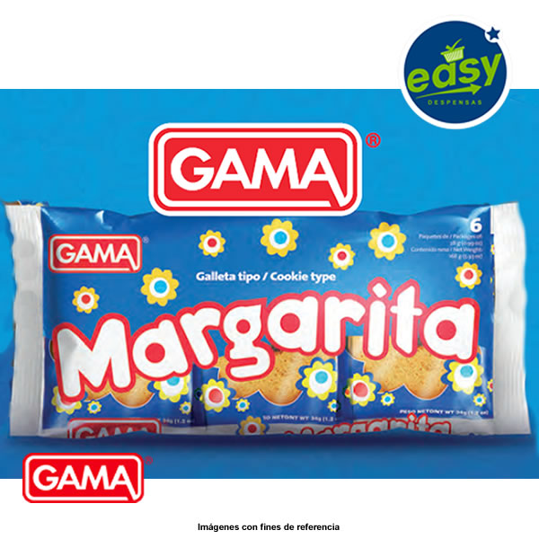 Galletas Margarita Gama -  Paquete (6 Unidades)