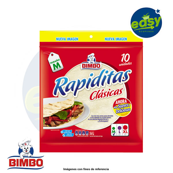 Tortillas Rapiditas Clásicas  - 250 G