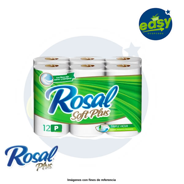 Papel Higiénico Rosal - 12 Pack 
