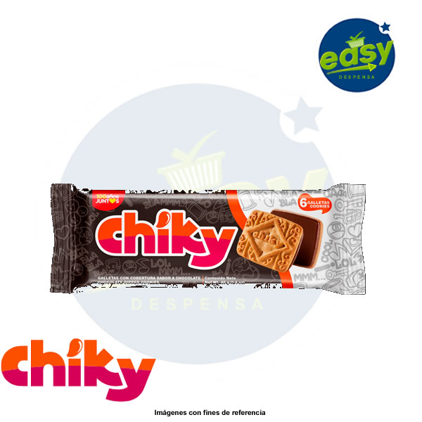 Galletas Chiky De Chocolate - Paquete (12 Unidades)