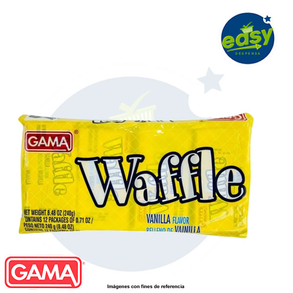 Galletas Waffle De Gama - Paquete (12 Unidades)