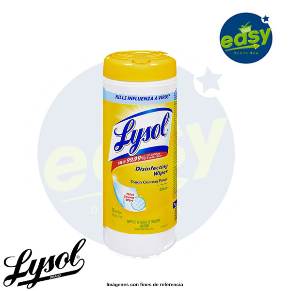 Toallas Desinfectadoras Lysol - 258 G
