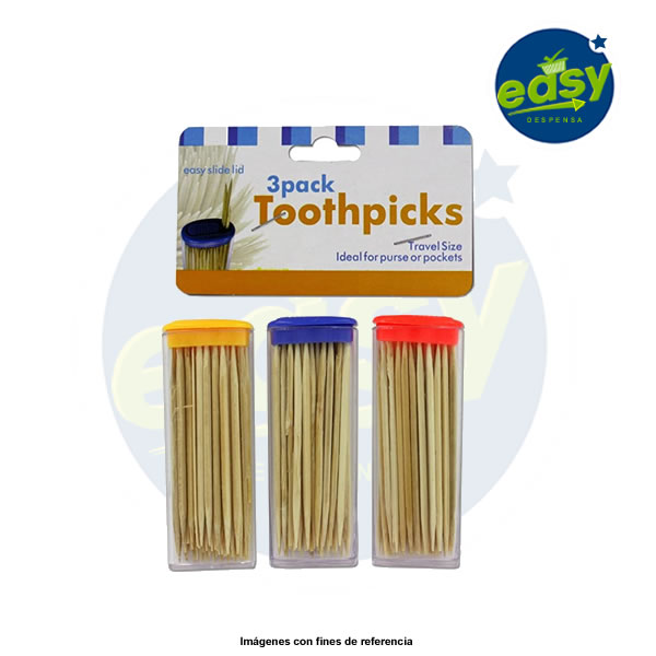 Palillos Toothpick - 3 Pack